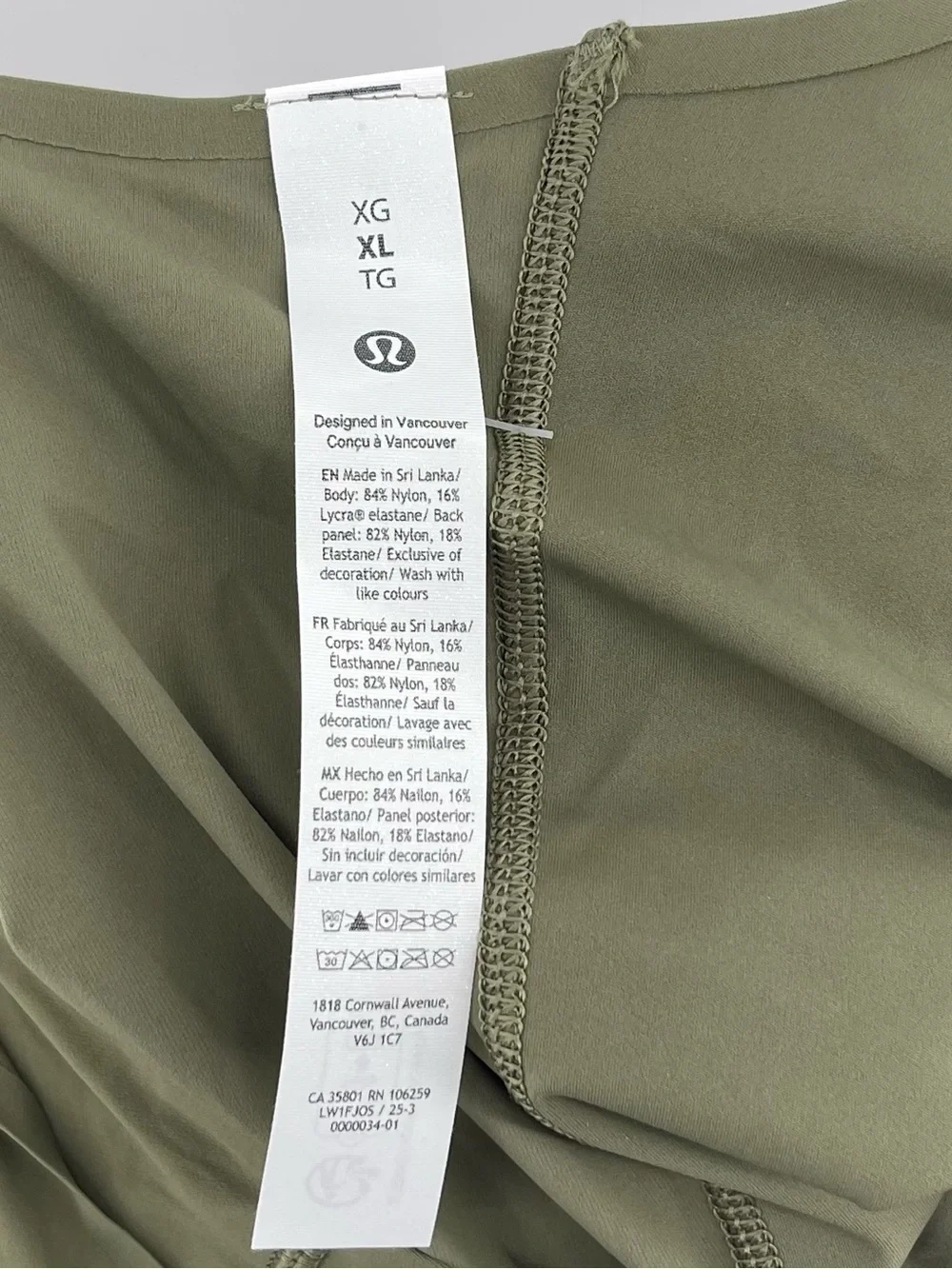 Lululemon Fast and Free Tank Top Light
Bay Leaf Woman’s Size XL - Picture 5 of 5